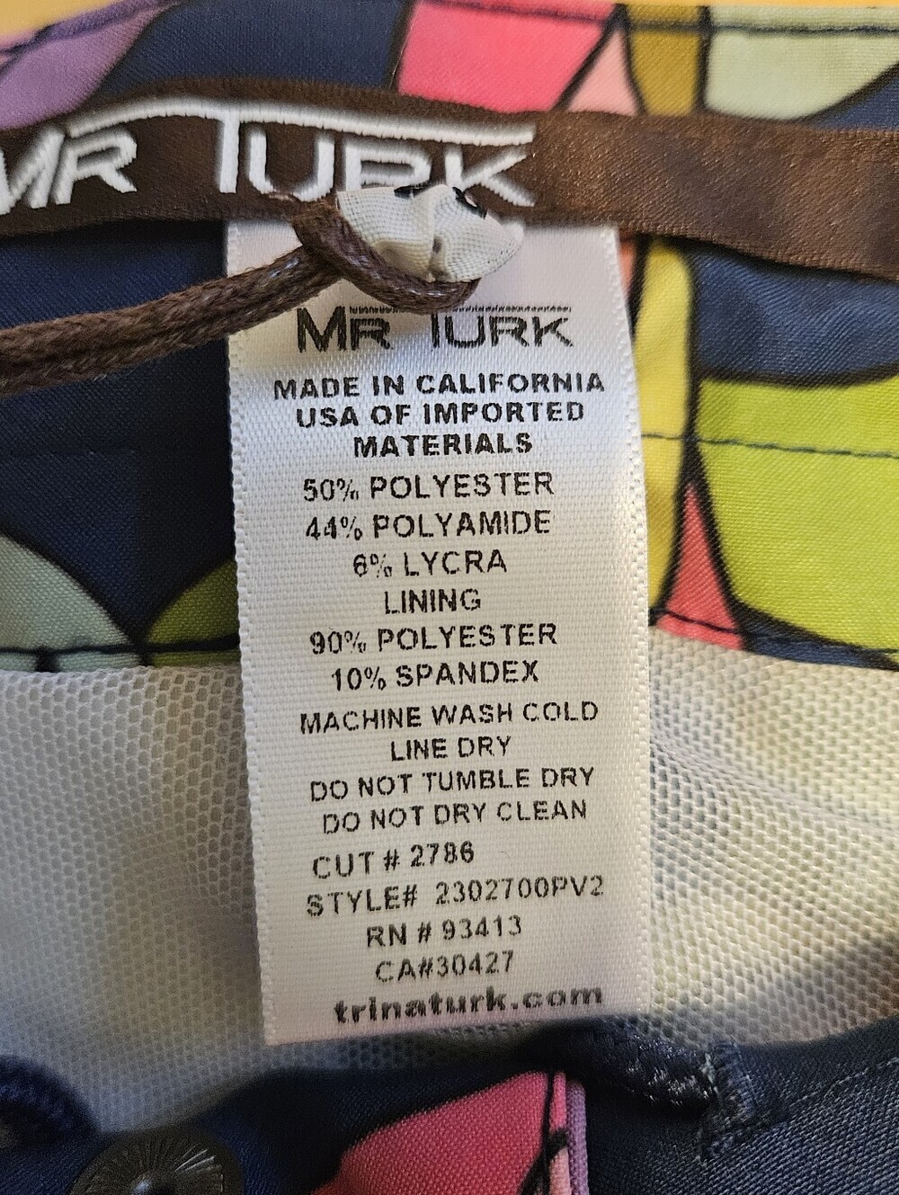 Mr. Turk Men's Honolulu Board Short Size 28 - Picture 5 of 11